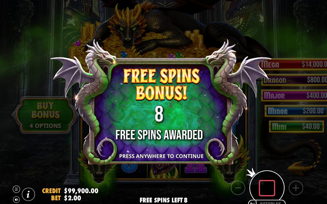 Free Spins with a giant symbol across reels 2-3-4