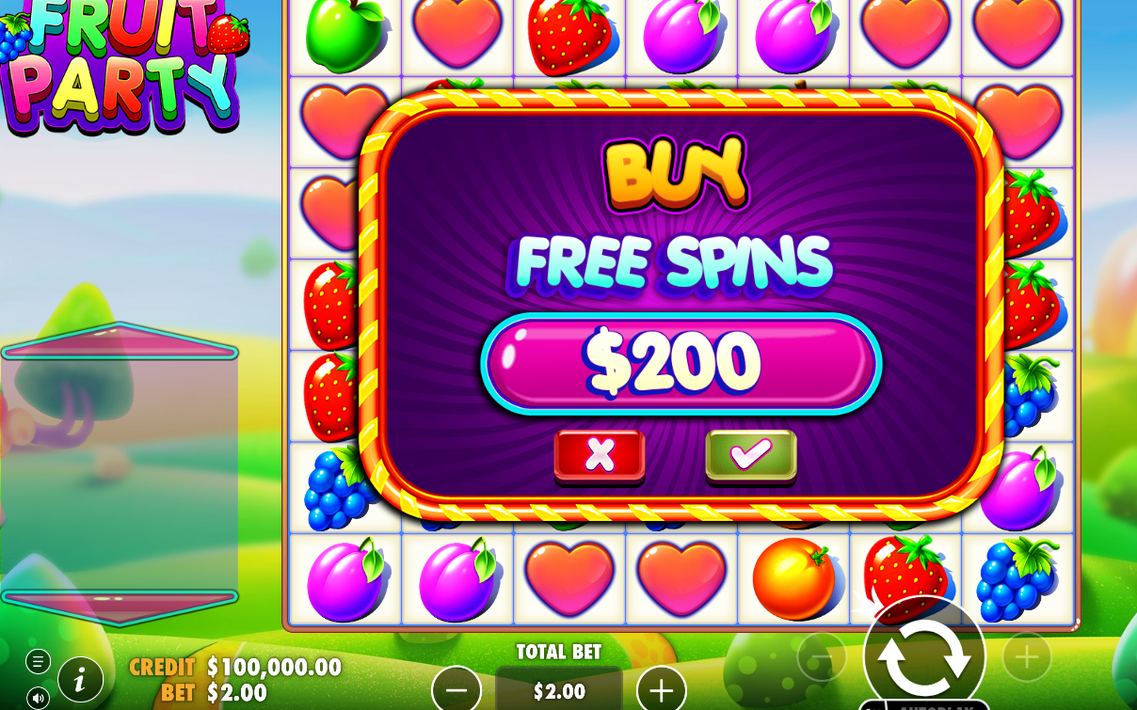 Bonus view: Multiplier tiles on winning blocks